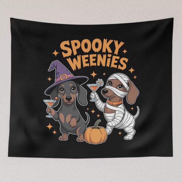 Item preview, Halloween Spooky Funny Dachshund Lovers designed and sold by DoorwayThreads.