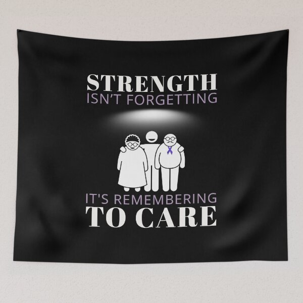 Item preview, Alzheimer's Awareness - Strength Isn't Forgetting, It's Remembering To Care   designed and sold by WGBTee.