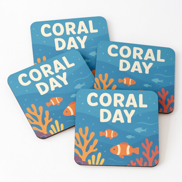 Item preview, Coral day designed and sold by Sodaholiday.