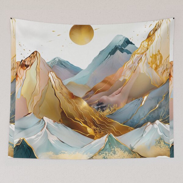 Item preview, Kintsugi Mountains designed and sold by Showstroopart Christian Velazquez.