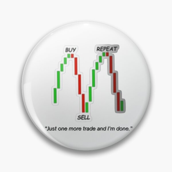 Item preview, Funny Trading Quote – Just One More Trade Candlestick Chart designed and sold by ALEAD CO..
