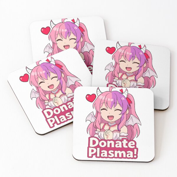 Item preview, Ironmouse Mario Party Style Sticker "Donate plasma!" designed and sold by Fresh Oshi Pressed.