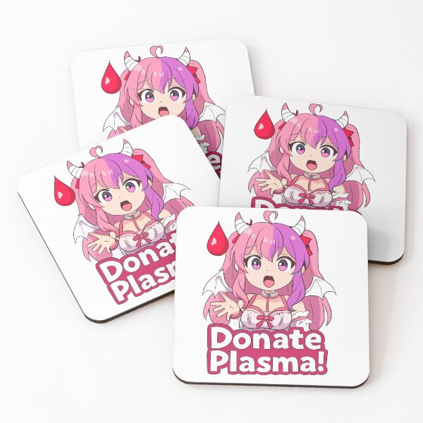 Item preview, Ironmouse Mario Party Style Sticker 2nd "Donate plasma!" designed and sold by Fresh Oshi Pressed.