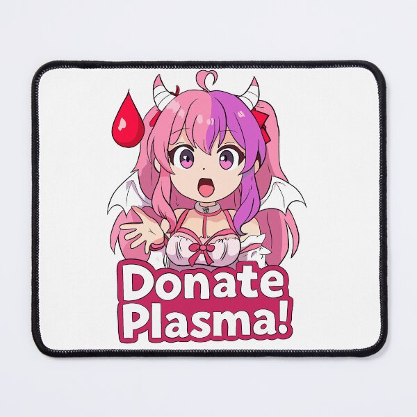Item preview, Ironmouse Mario Party Style Sticker 2nd "Donate plasma!" designed and sold by Fresh Oshi Pressed.