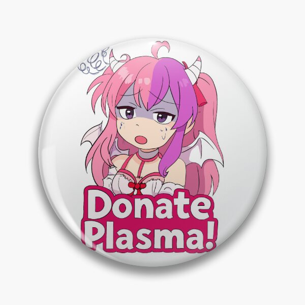 Item preview, Ironmouse Mario Party Style Sticker "Donate plasma!" Post Donation Dizzy Edition designed and sold by Fresh Oshi Pressed.