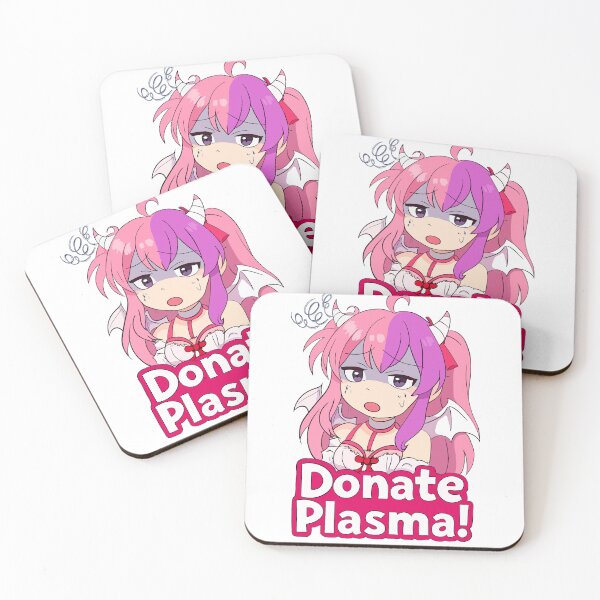 Item preview, Ironmouse Mario Party Style Sticker "Donate plasma!" Post Donation Dizzy Edition designed and sold by Fresh Oshi Pressed.