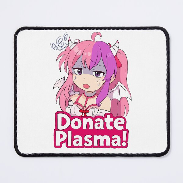 Item preview, Ironmouse Mario Party Style Sticker "Donate plasma!" Post Donation Dizzy Edition designed and sold by Fresh Oshi Pressed.