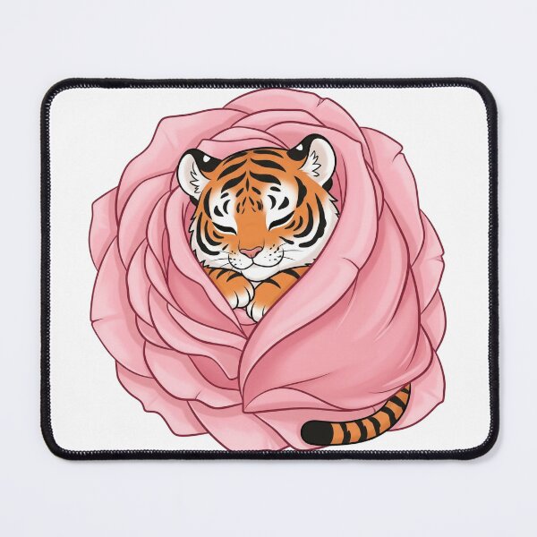 Item preview, Cozy Tiger Cub in Pink Rose designed and sold by BYnomi.
