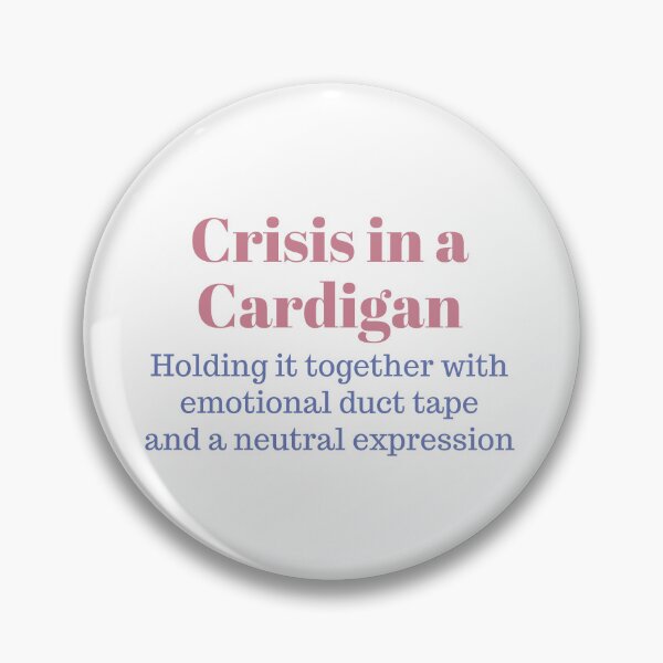 Item preview, Crisis in a Cardigan  designed and sold by HealingMyParts.