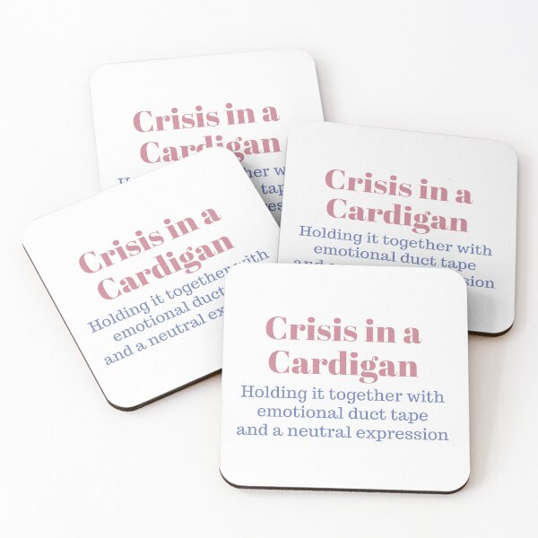 Item preview, Crisis in a Cardigan  designed and sold by HealingMyParts.