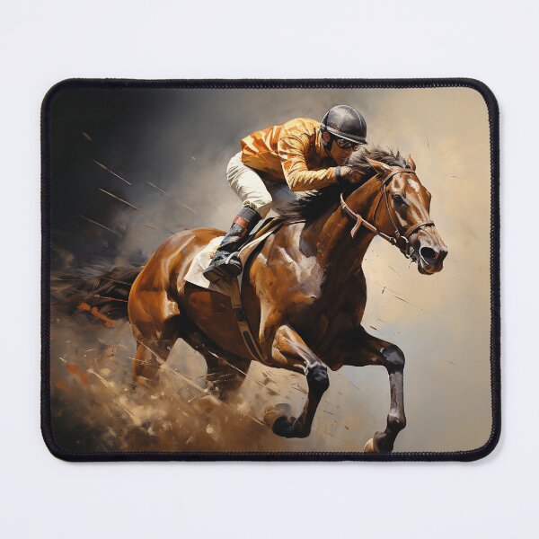 Item preview, Jocky on fast Race Horse designed and sold by CritterWisdom.