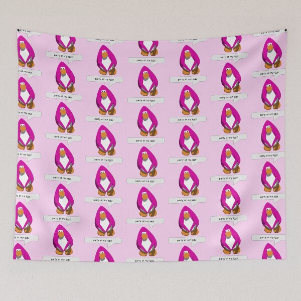 Item preview, "Party at my iggy" - Club Penguin (Pink)  designed and sold by Serereren.