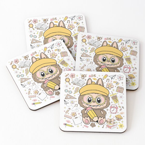 Item preview, Brown Fluffy Bunny Holding Pencil – School Edition designed and sold by HasHs.