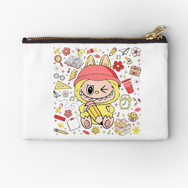 Item preview, Kawaii Yellow Bunny with Red Hat – School Time designed and sold by HasHs.