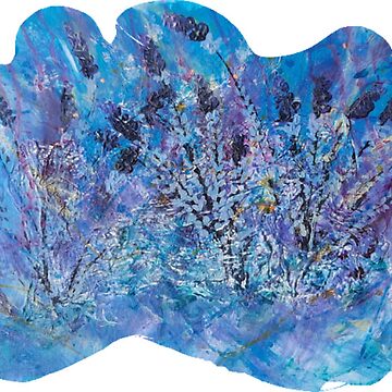Artwork thumbnail, Lavendula blue - created amongst the Lavender fields by Ruby Purple Creations