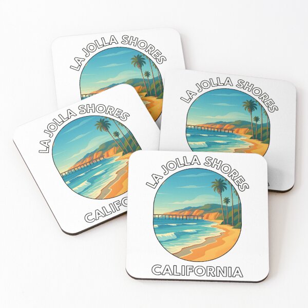 Artikelvorschau, La Jolla Shores Kalifornien Sonnenuntergang – Vintage Reiseposter entworfen und verkauft von inkNext.