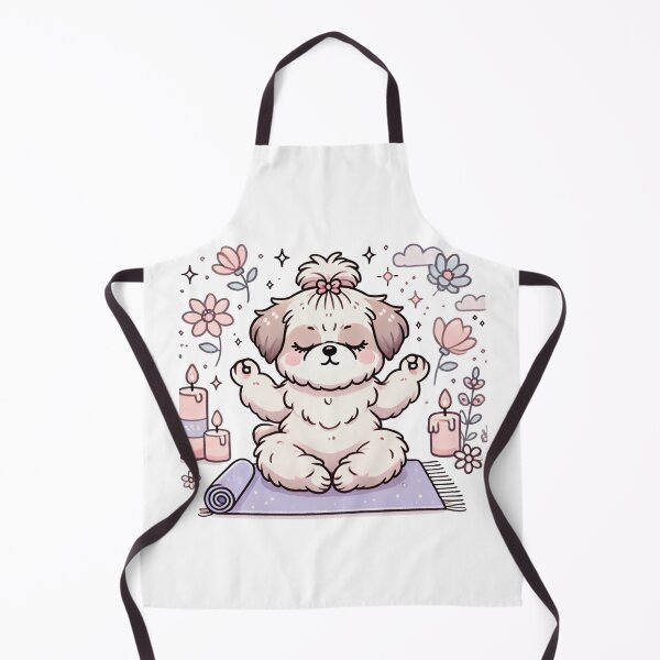 Item preview, Meditating Puppy with Zen Vibes designed and sold by Wish & Wonder.