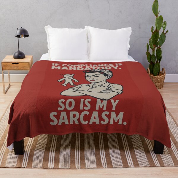 Item preview, If compliance is mandatory, so is my sarcasm - v2 designed and sold by WheelieGdArt.