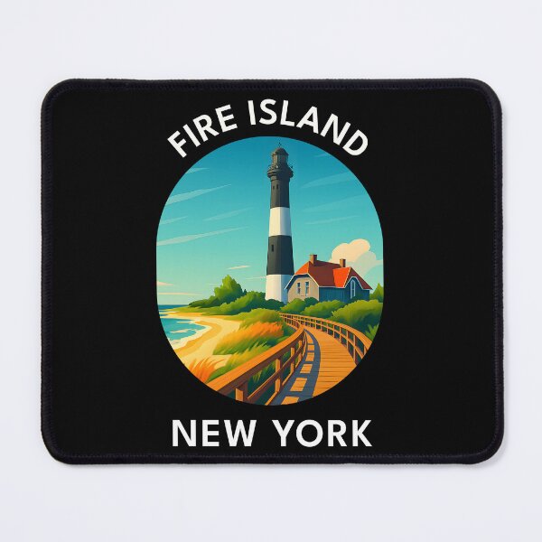 Item preview, Fire Island Lighthouse – New York Coastal Art designed and sold by inkNext.