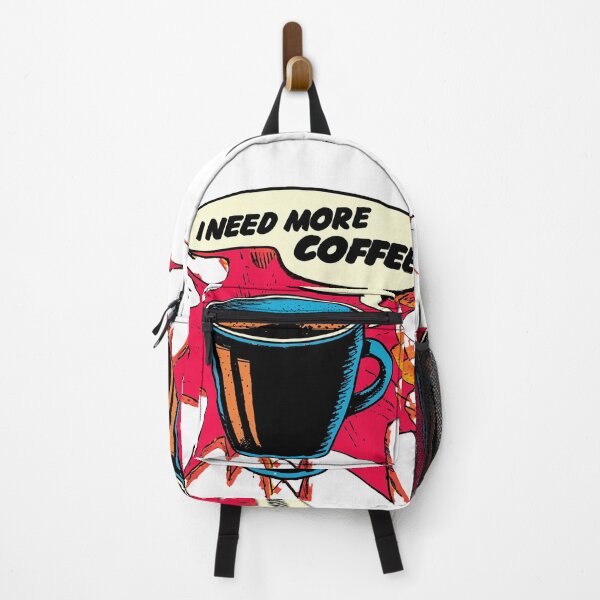 Item preview, I Need More Coffee Pop Art - Transparent Background Coffee Lover Design designed and sold by chi3-jp.