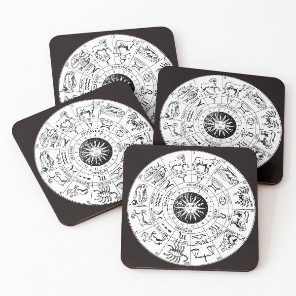 Item preview, Vintage Zodiac Chart designed and sold by ViaARTfactory.