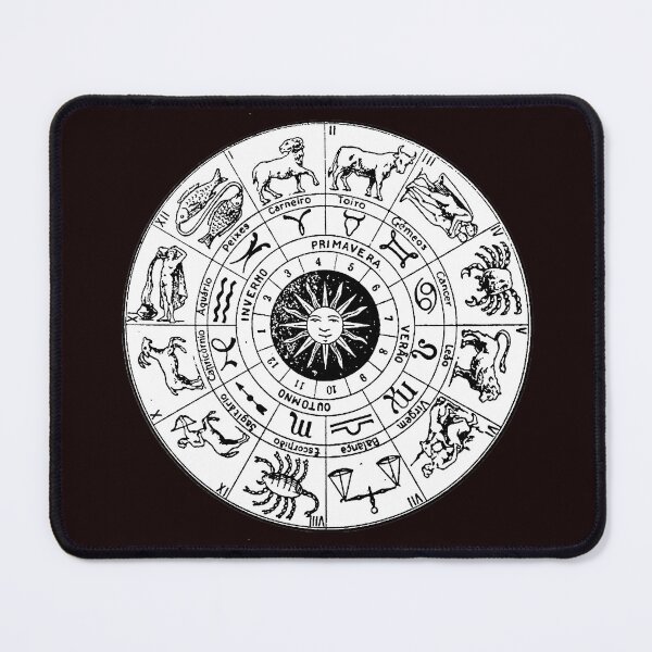 Item preview, Vintage Zodiac Chart designed and sold by ViaARTfactory.