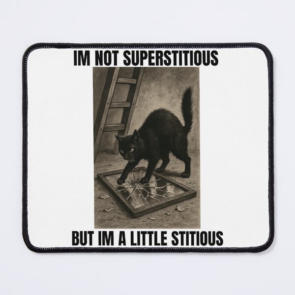 Item preview, I'm a little stitious designed and sold by Wild Hem Designs.