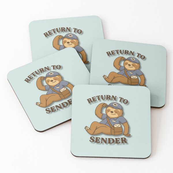 Item preview, Return to Sender – Funny Sloth Mail Carrier Lazy Design designed and sold by konthai.familyart.