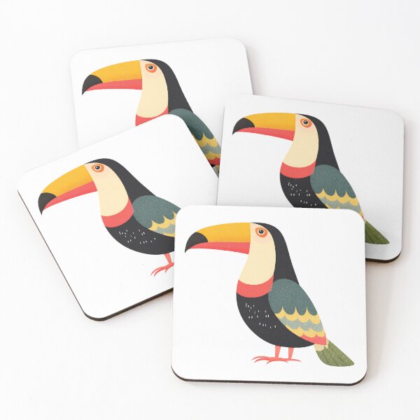 Item preview, Realistic Toucan Bird – Tropical Rainforest Wildlife Nature Art designed and sold by BobaBunny76.