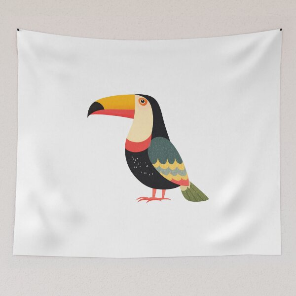 Item preview, Realistic Toucan Bird – Tropical Rainforest Wildlife Nature Art designed and sold by BobaBunny76.