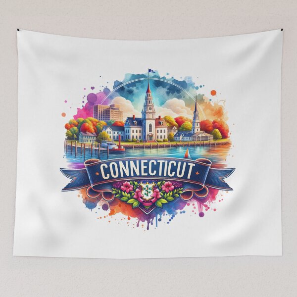 Item preview, I love Connecticut designed and sold by BLUEFOX05.
