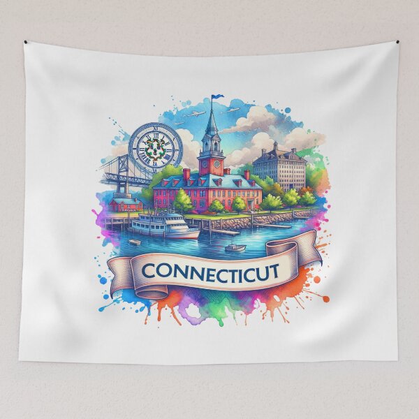 Item preview, I love Connecticut designed and sold by BLUEFOX05.