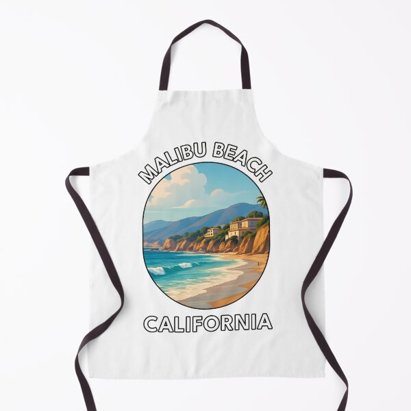 Item preview, Malibu Beach California Sunset – Vintage Travel Poster designed and sold by inkNext.