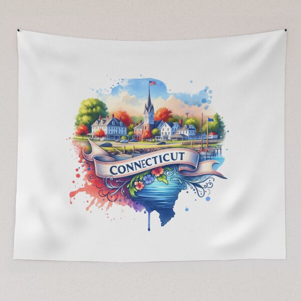 Item preview, I love Connecticut designed and sold by BLUEFOX05.
