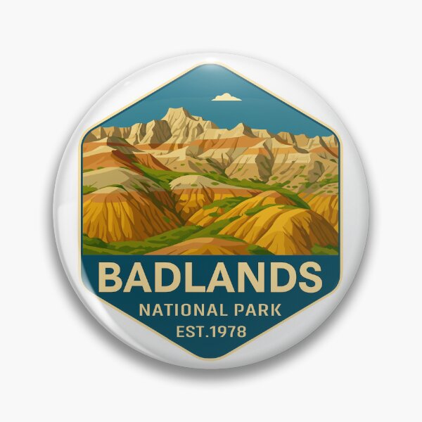 Item preview, Badlands National Park South Dakota Sticker designed and sold by Ismeal Von.