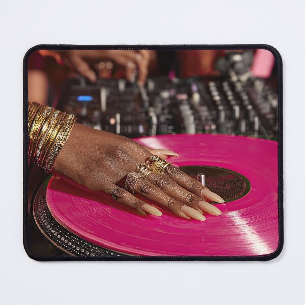 Item preview, DJ and Pink Vinyl designed and sold by Elisabeth Lucas.
