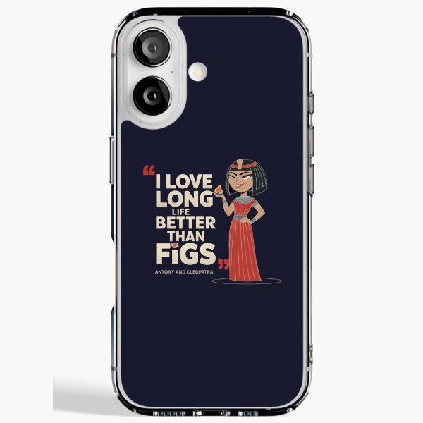 “I Love Long Life Better Than Figs” – Sassy Shakespeare Quote Featuring Charmian | Comic Style Pop Art for Literary Rebels