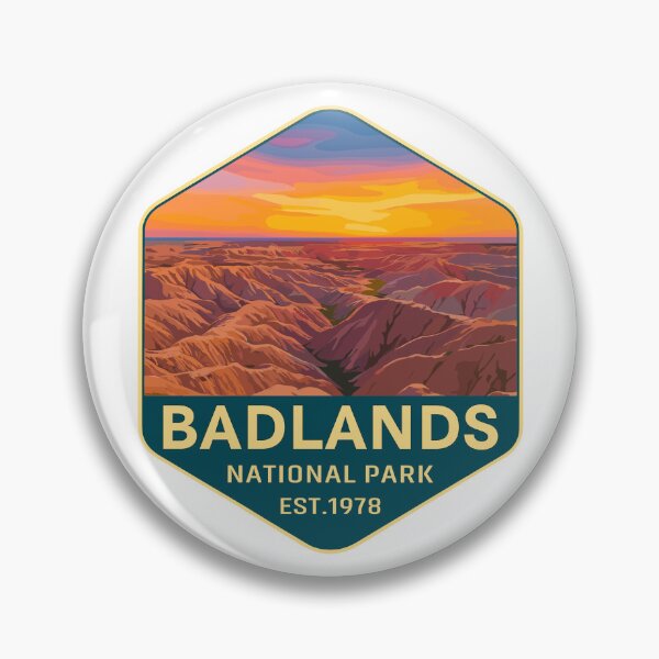 Item preview, Badlands National Park South Dakota Sticker designed and sold by Ismeal Von.