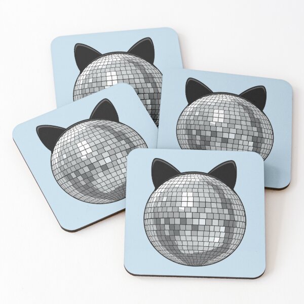 Item preview, Black Cat Disco Ball designed and sold by MannyShop.