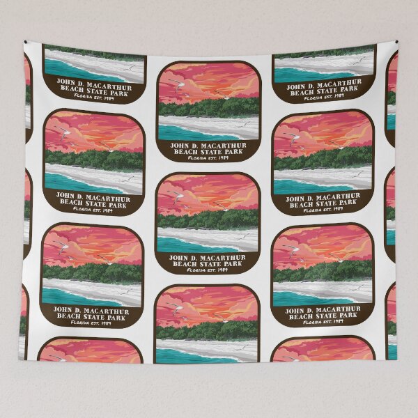 Item preview, Vintage John D. MacArthur Beach State Park (Florida State Park) designed and sold by RabbitK.