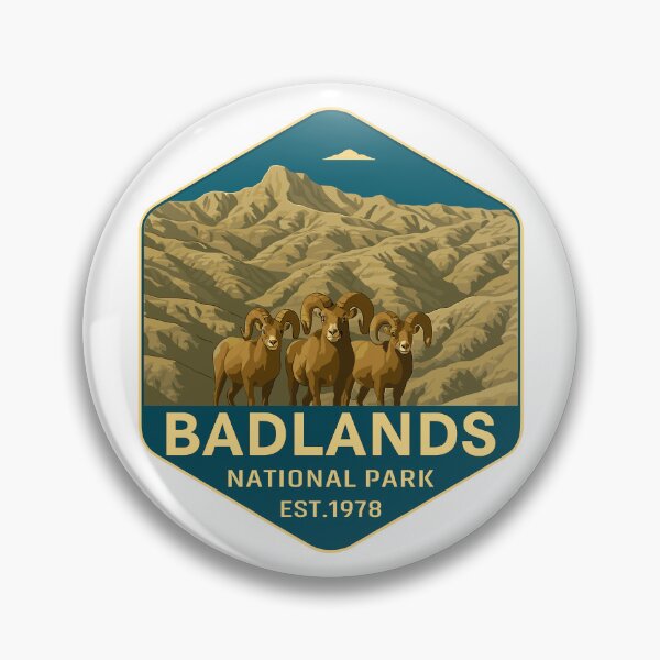 Item preview, Badlands National Park South Dakota Sticker designed and sold by Ismeal Von.