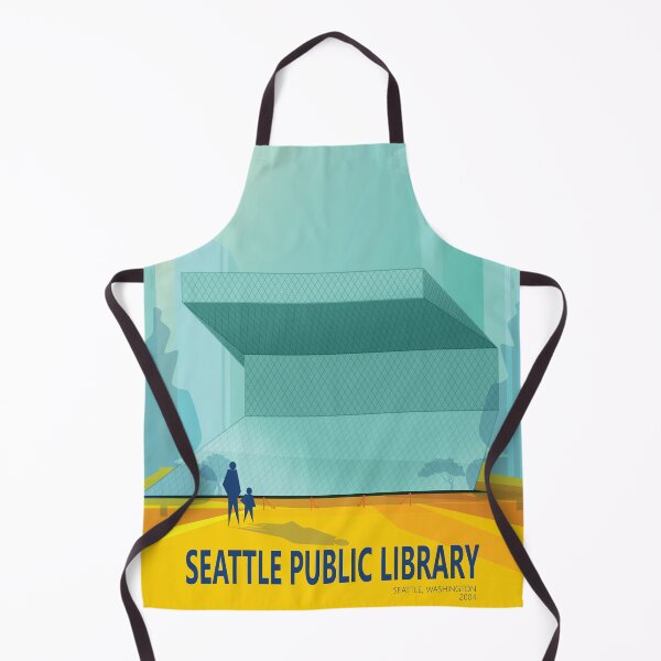 Item preview, Seattle Public Library Poster designed and sold by Architecture Posters.