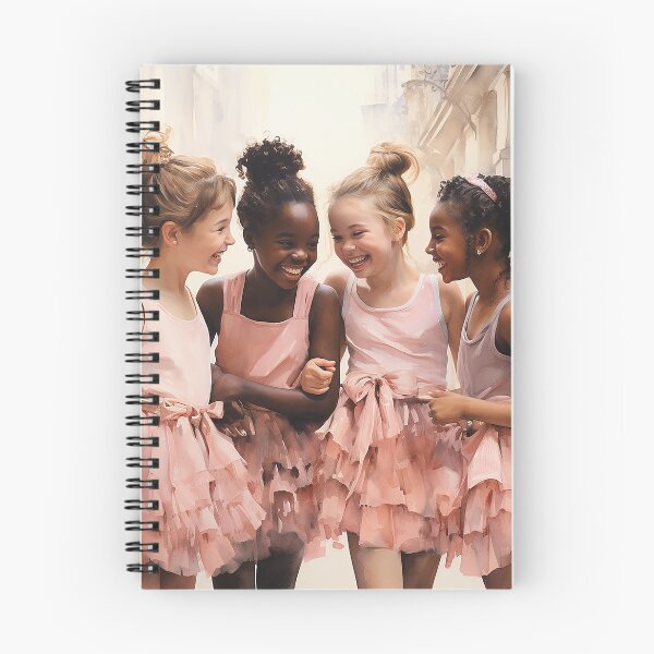 Item preview, En Pointe Ensemble - A Happy Gathering Of Young Ballerinas - Children Art - Watercolor Art designed and sold by CastleBySea.