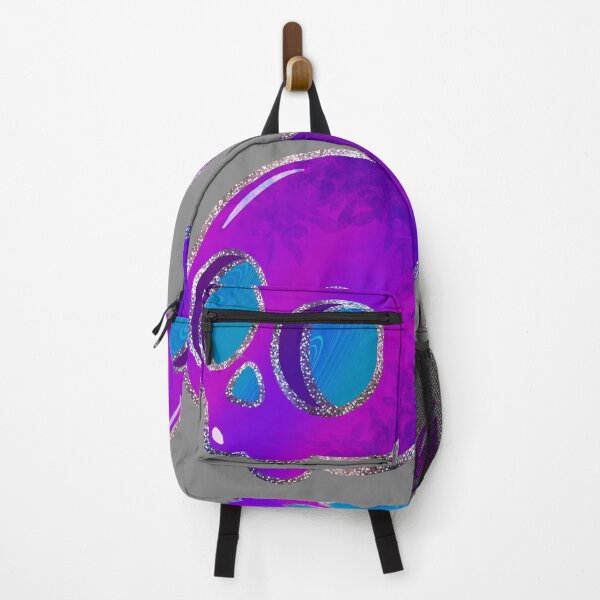 Item preview, Glitter Galaxy Skull – Neon Purple Aesthetic Art designed and sold by Soft rot studio.