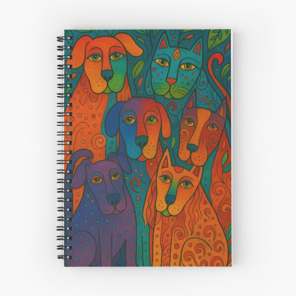 Item preview, Laurel Burch style dogs designed and sold by Kristylynn757.