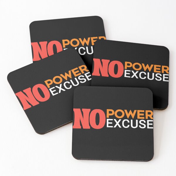 Item preview, No power no excuse  designed and sold by CREATi AG.