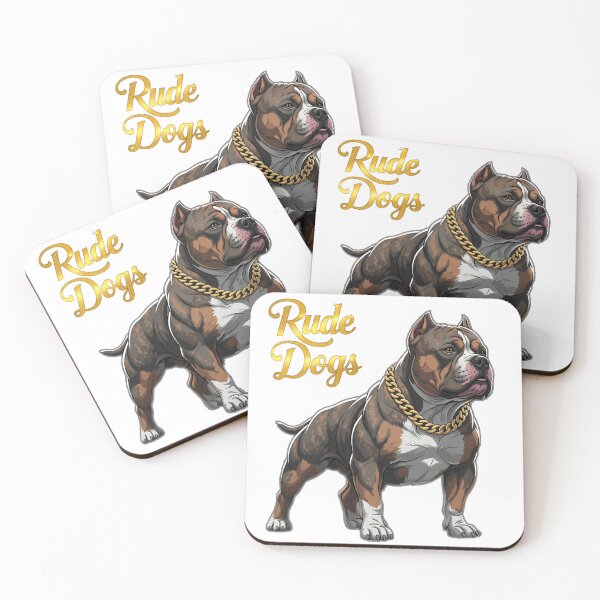 Item preview, 90's Inspired " Rude Dogs" American Bully Merle designed and sold by Bobbys90sWorld.
