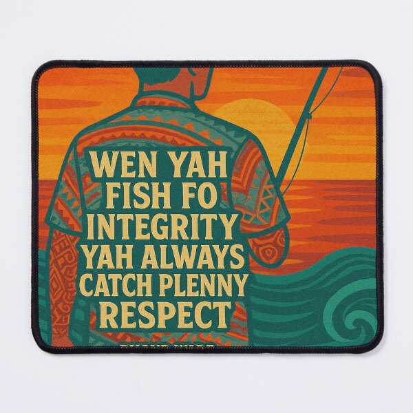 Item preview, Fish Fo Integrity – Polynesian Sunset Wisdom by BKANR WARE designed and sold by BKANRwear.