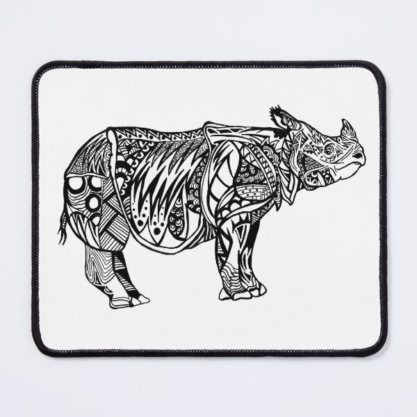 Item preview, Greater one-horned rhino designed and sold by WildForLife.