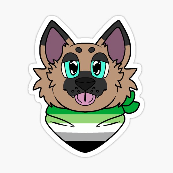Item preview, Aromantic Pride Shepherd  designed and sold by SugarMelonWorks.